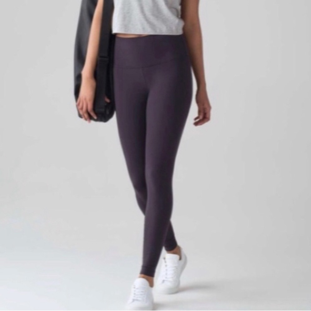 Lululemon Wunder Under Leggings Boysenberry Purple Full Length Size 2